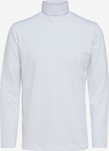 T-Shirt 'Rory' SELECTED HOMME en blanc : devant