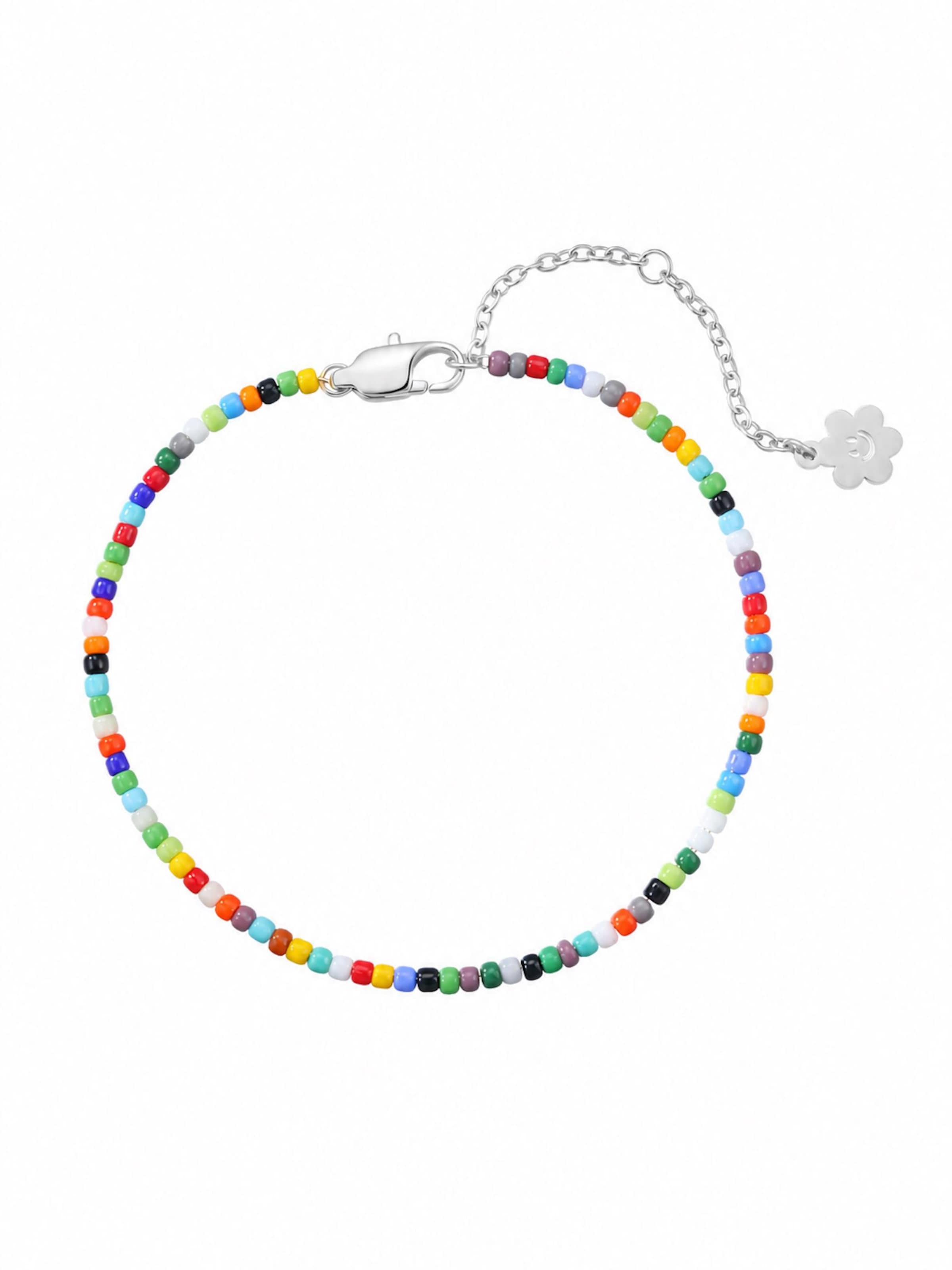 Bracelet Hey Happiness en argent : devant