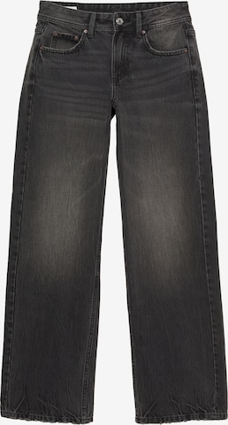 Loosefit Jeans di Pull&Bear in nero: frontale