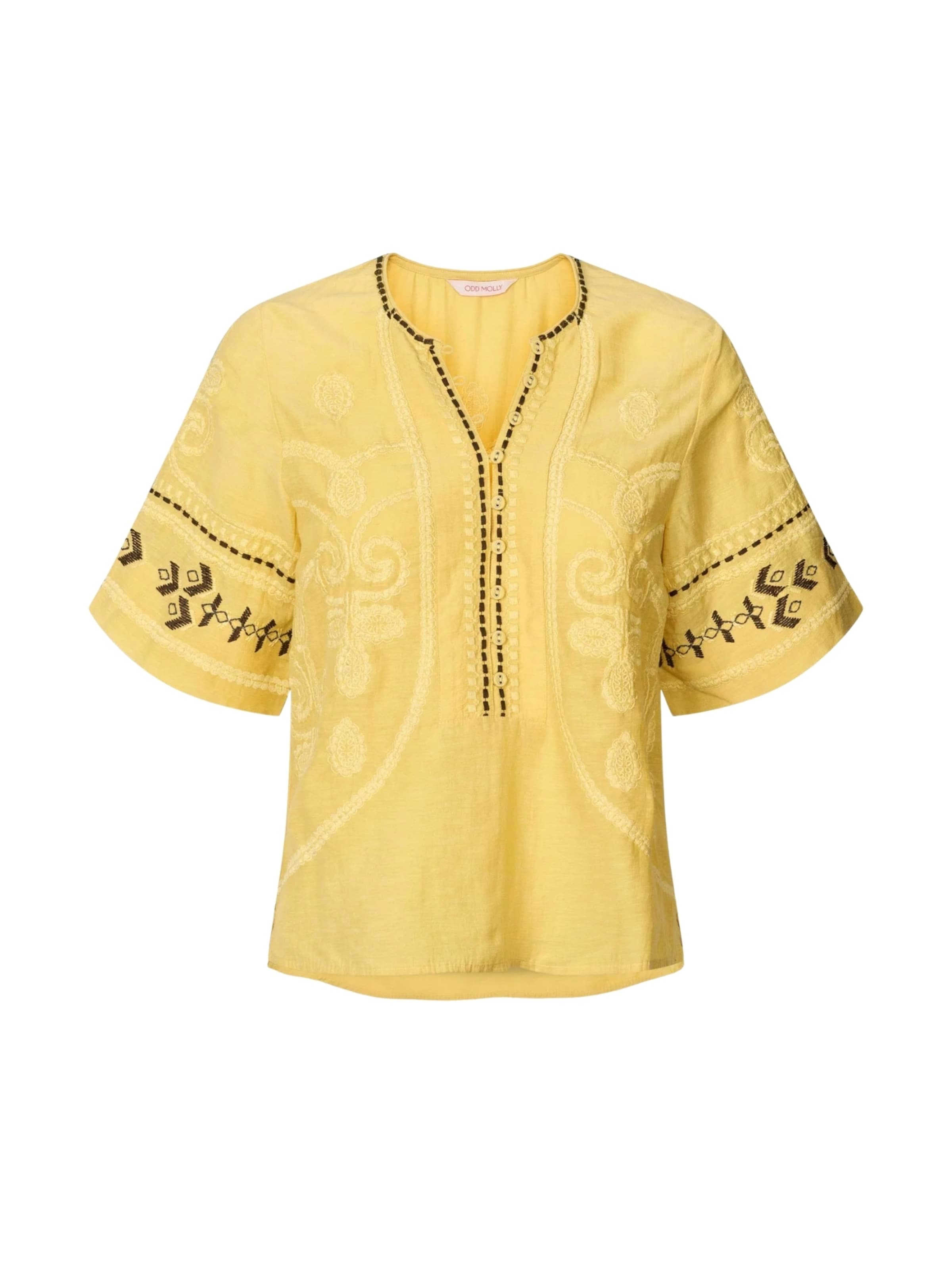 Odd Molly Bluse 'Harvest' in Gelb: Vorderseite