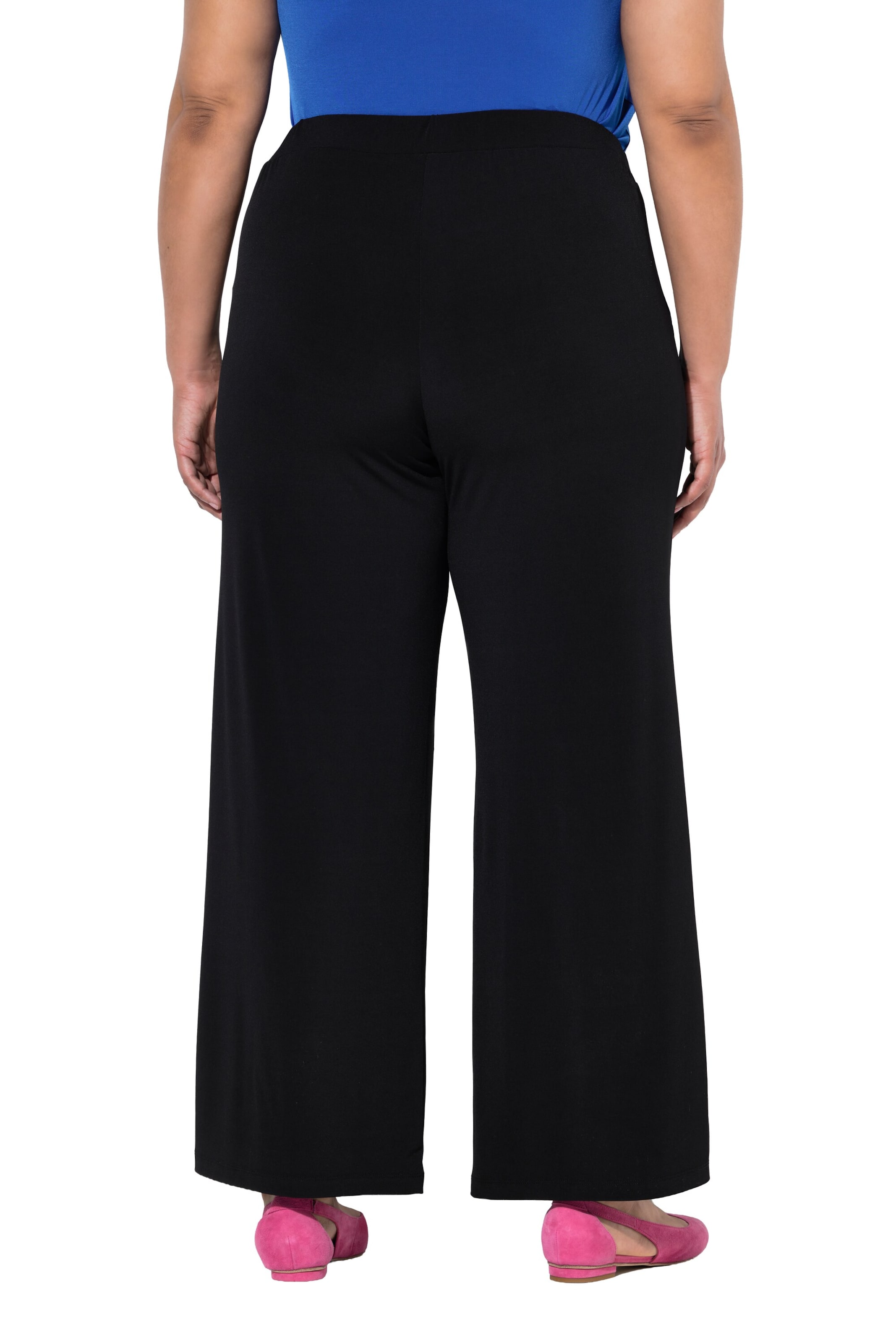 Ulla Popken Wide leg Trousers in Black