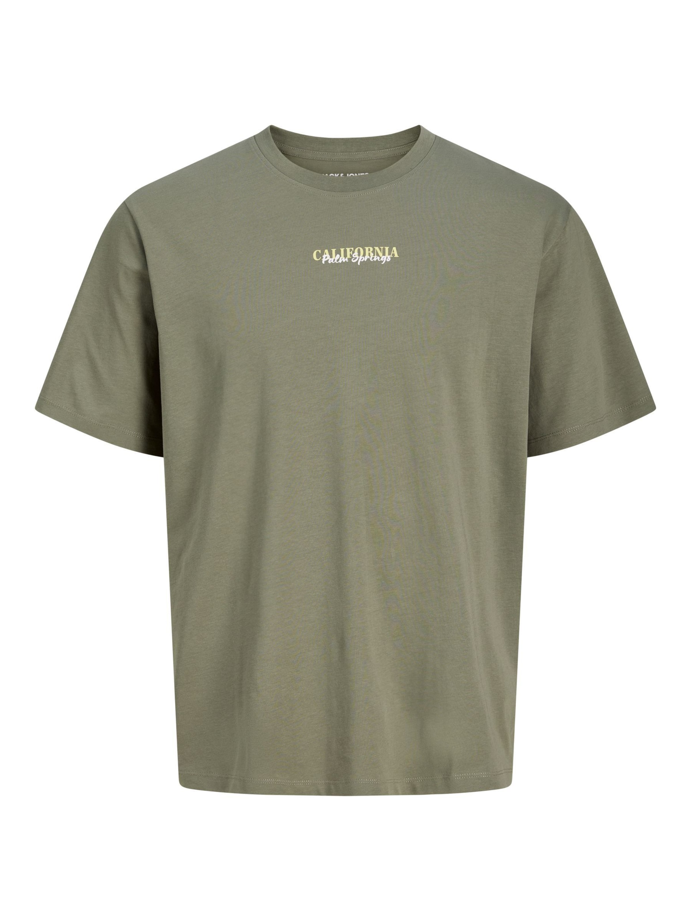 T-Shirt Jack & Jones Junior en vert : devant