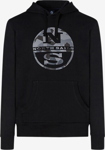 Sweat-shirt North Sails en noir : devant