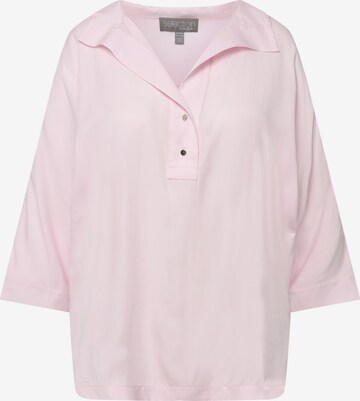 Ulla Popken Blouse in Roze: voorkant