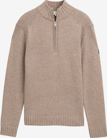 TOM TAILOR Sweater in Brown: front