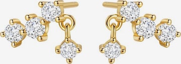 Boucles d'oreilles 'Starlit Drop' Hey Happiness en or : devant