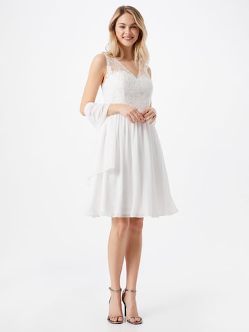 mascara Cocktail Dress in White