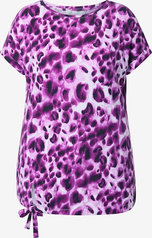 MIAMODA Shirt in Purple: front