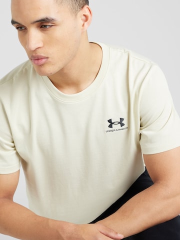 T-Shirt fonctionnel UNDER ARMOUR en beige