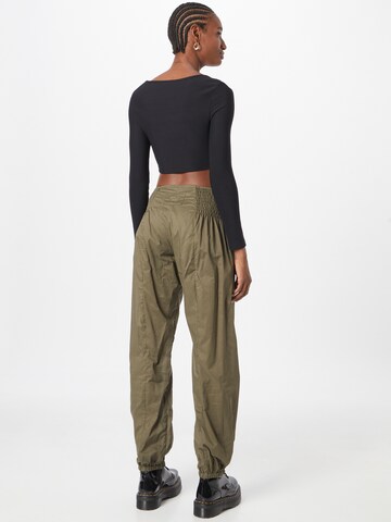 PULZ Jeans Tapered Pants 'JILL' in Green