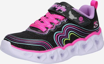 SKECHERS Σνίκερ 'HEART LIGHTS' σε μαύρο: μπροστά