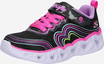 SKECHERS Ketsid 'HEART LIGHTS', värv must: eest vaates