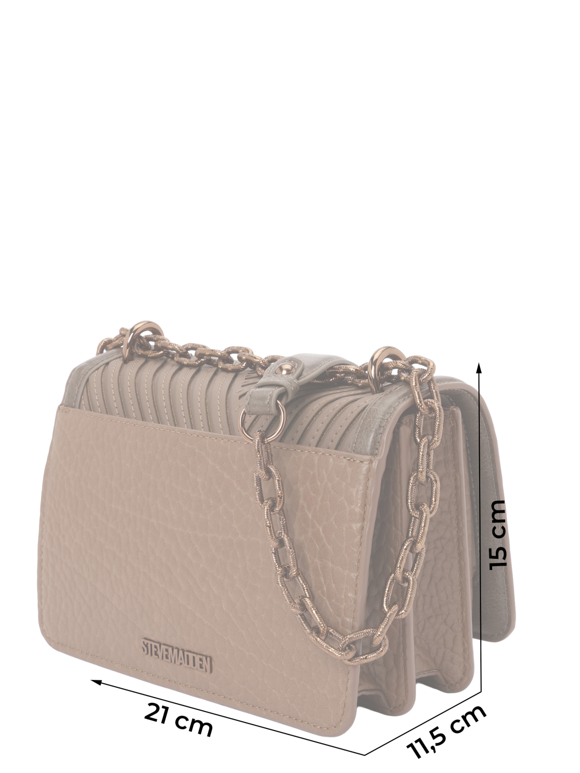 STEVE MADDEN Чанта с презрамки 'Balize' в кафяво: отпред