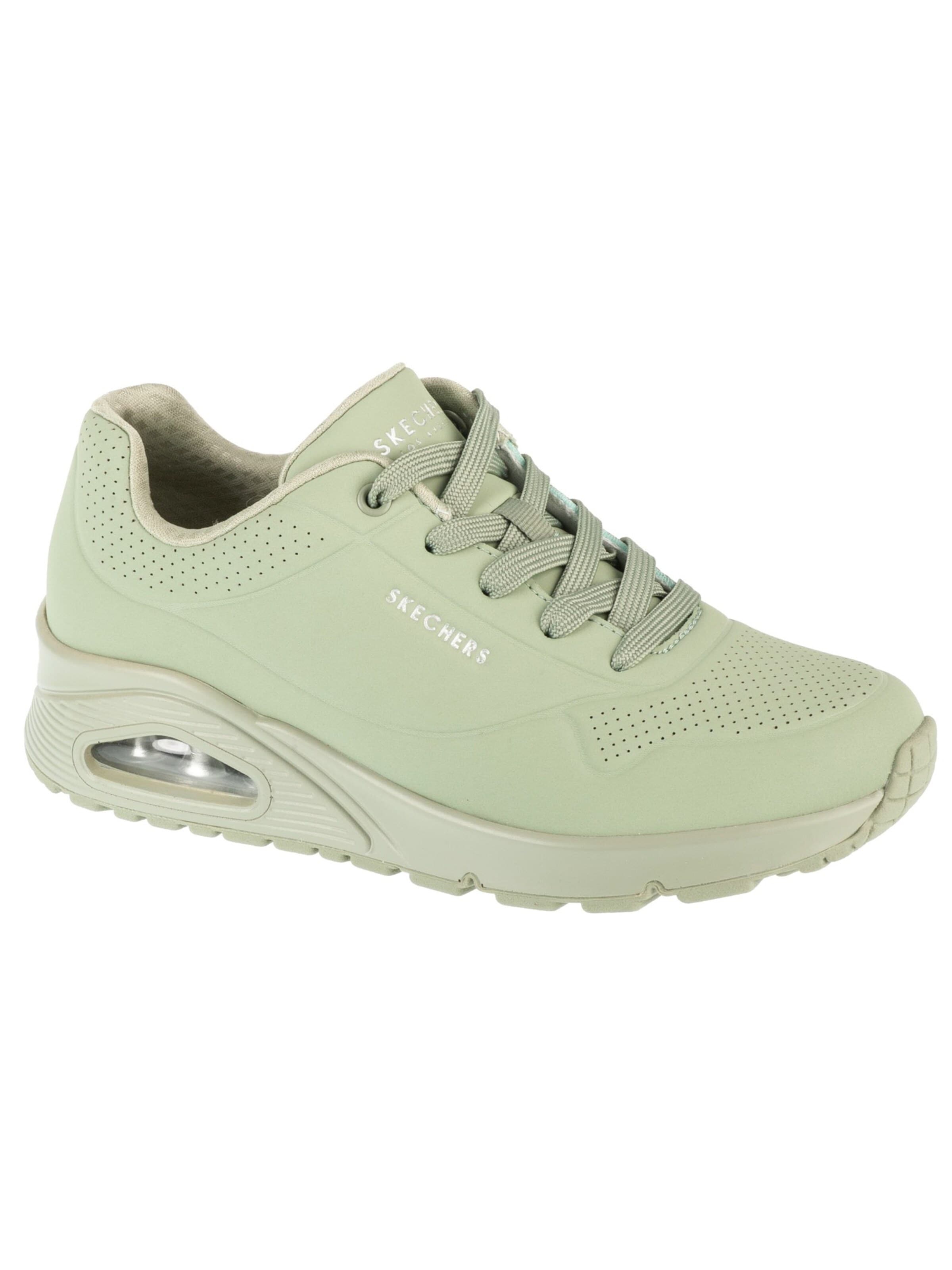 SKECHERS Sneakers laag 'Skechers Uno-Stand on Air' in Groen: voorkant