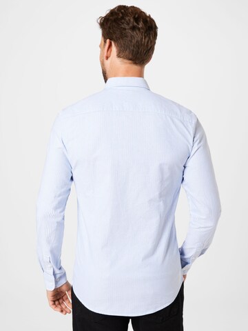 Only & Sons Regular fit Button Up Shirt 'NEIL' in Blue