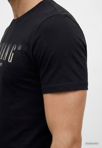 MUSTANG Shirt 'Austin' in Schwarz