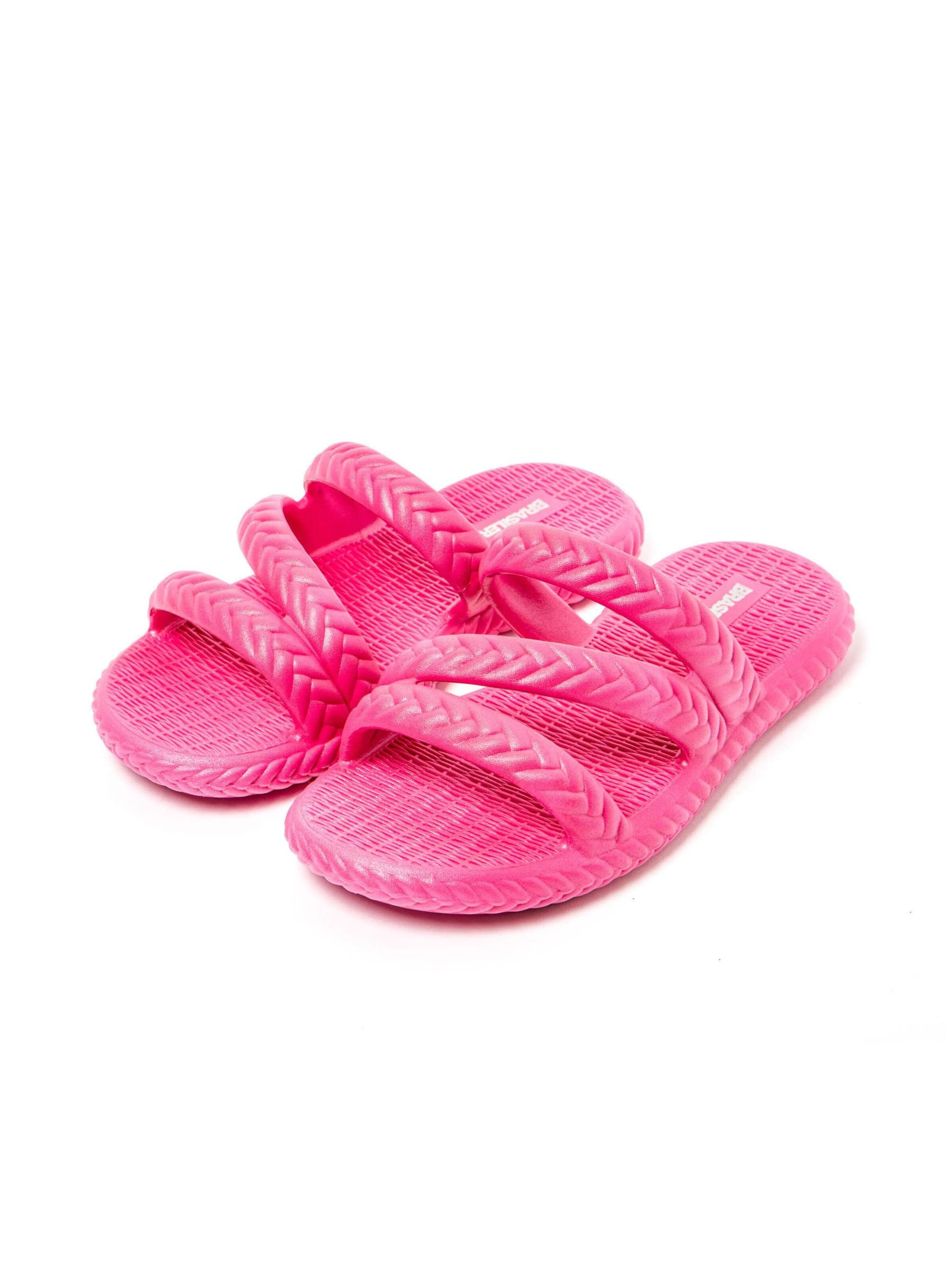 Brasileras - Zapatos para playa y agua 'Sira' en rosa: frente