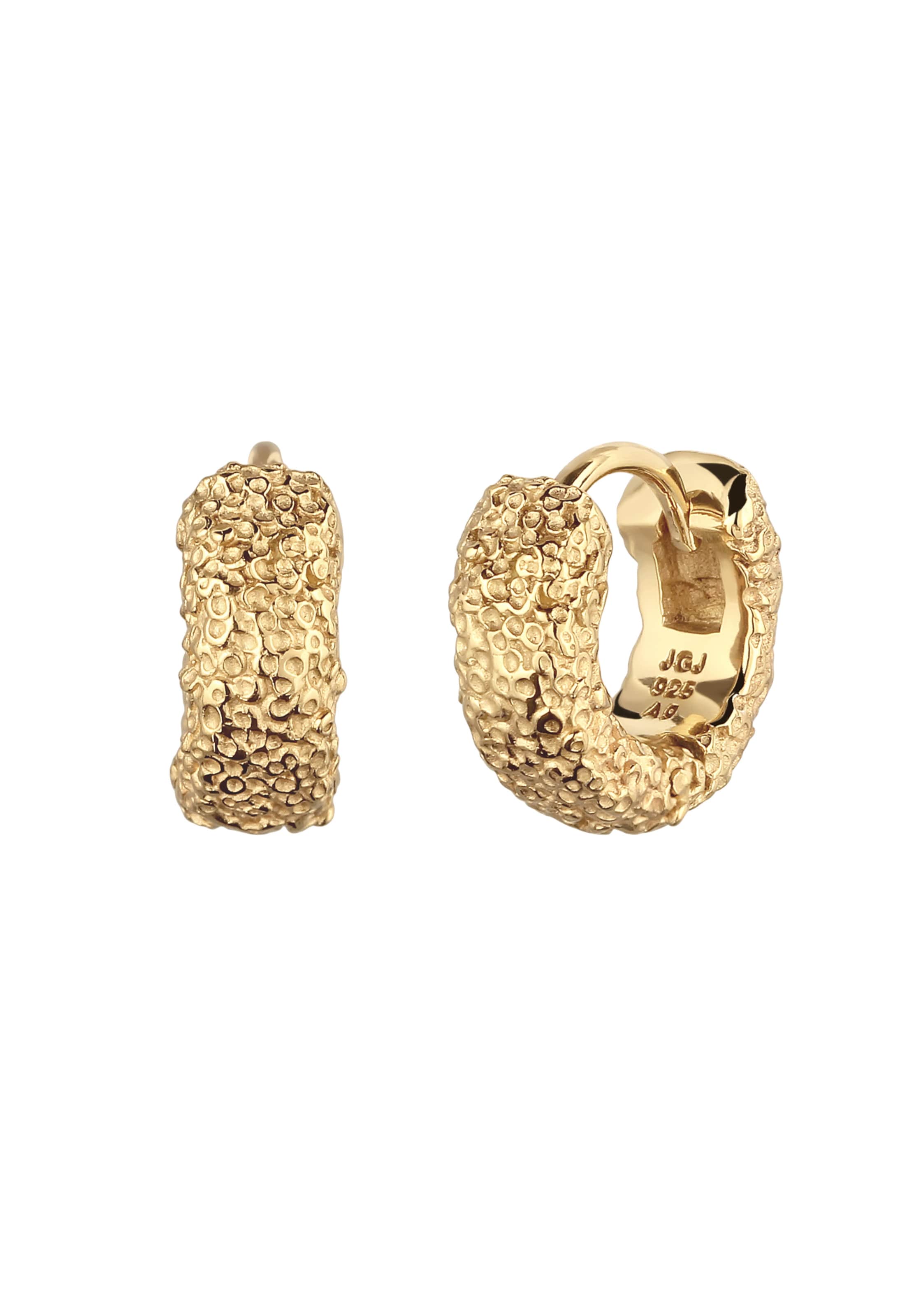 Boucles d'oreilles ELLI en or : devant