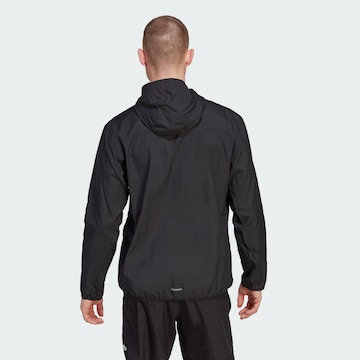 ADIDAS PERFORMANCE Athletic Jacket 'Run It' in Black