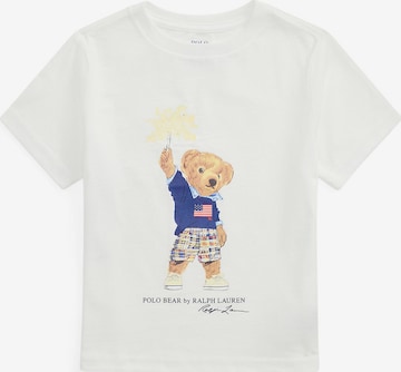 balta Polo Ralph Lauren Marškinėliai: priekis