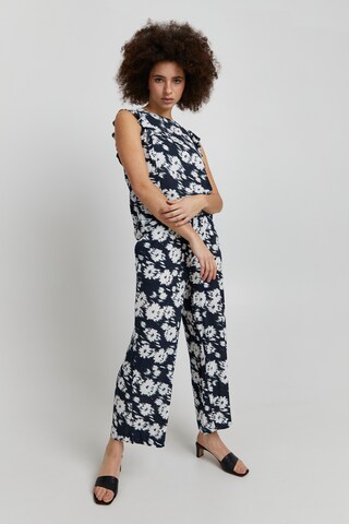 ICHI - Blusa 'Marrakech' en azul