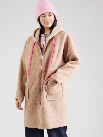 brūns Zwillingsherz Flīsa jaka 'Neon': no priekšpuses