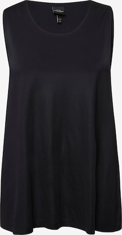 Ulla Popken Knitted Top in Black: front