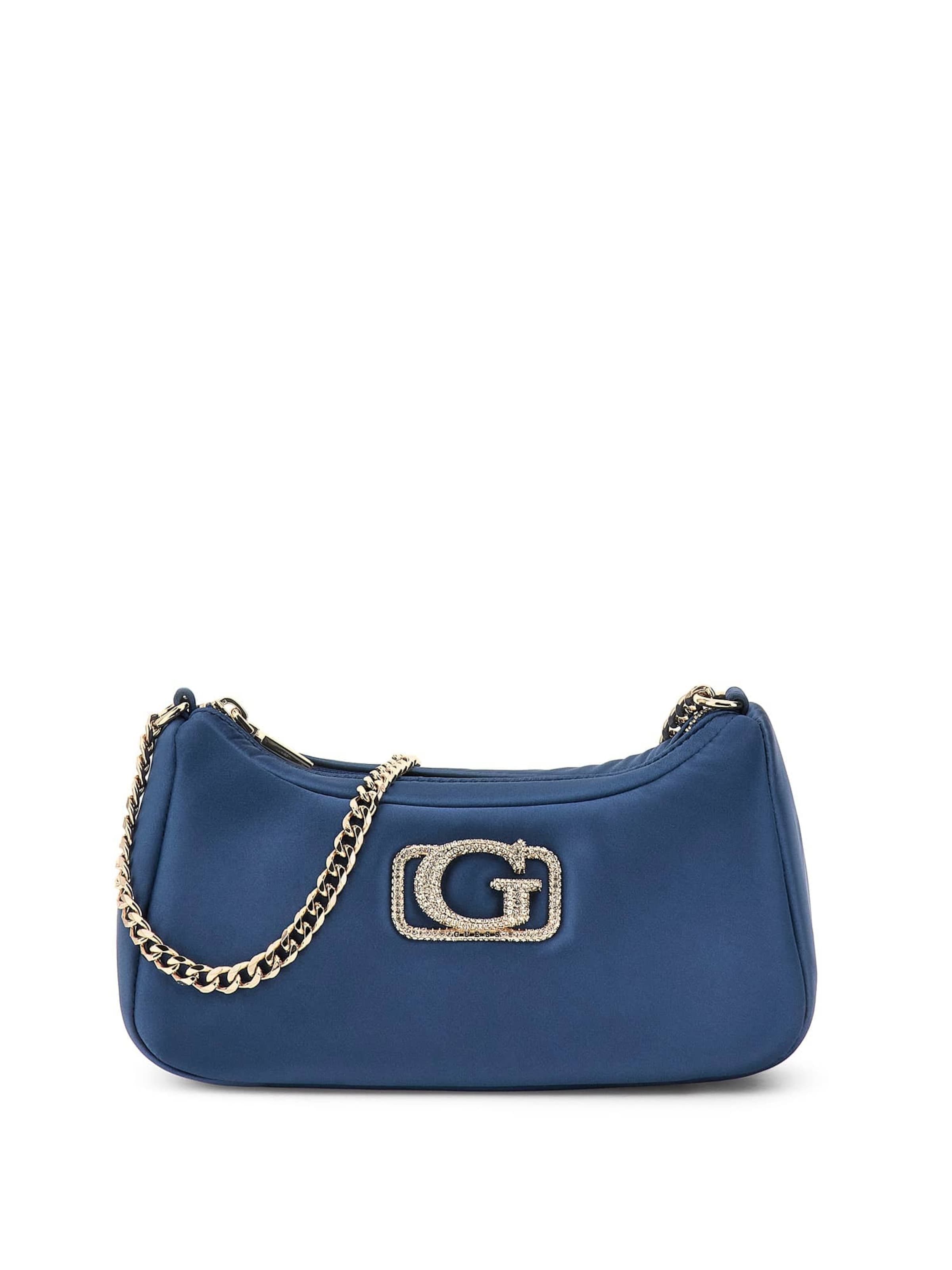 GUESS Shoulder Bag 'Prue' in Blue: front