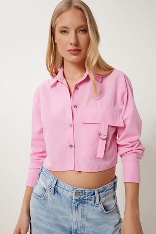 Happiness İstanbul Блуза в розово: отпред