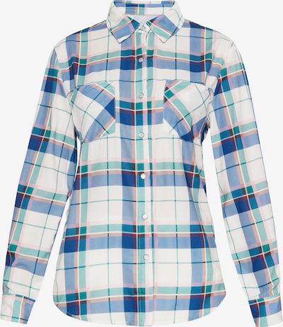 SANIKA Blusa 'Fashion Look' en navy / turquesa / blanco, Vista del producto