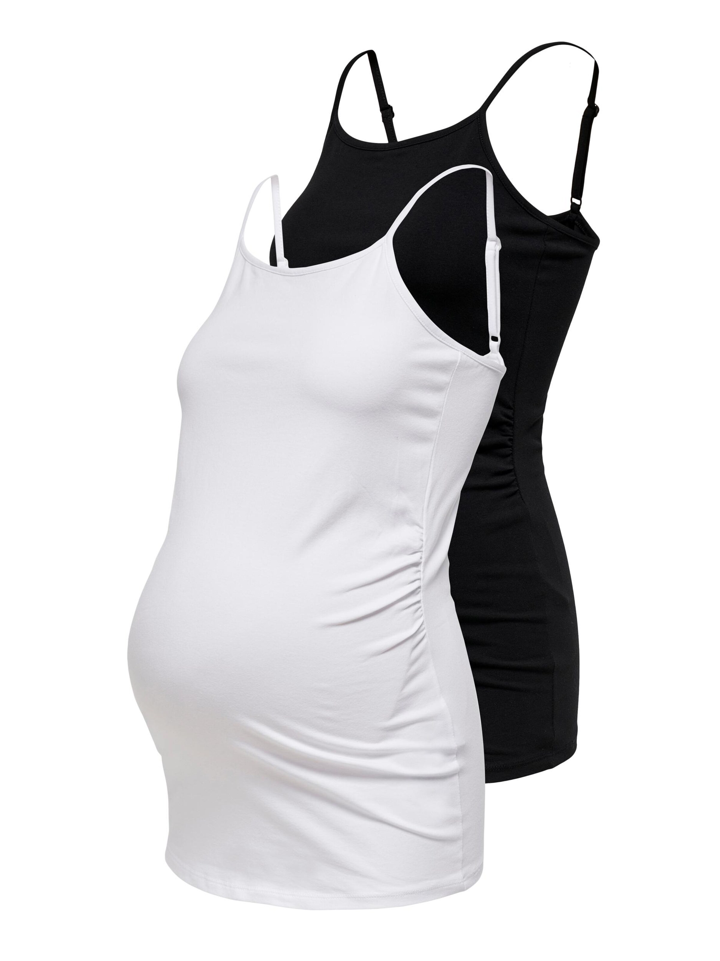 Only Maternity Top 'Lovely' - fekete: elől