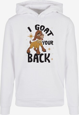 Sweat-shirt 'Wish - I Goat Your Back' ABSOLUTE CULT en blanc : devant
