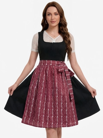 Yesfashion Dirndl in Pink: Vorderseite