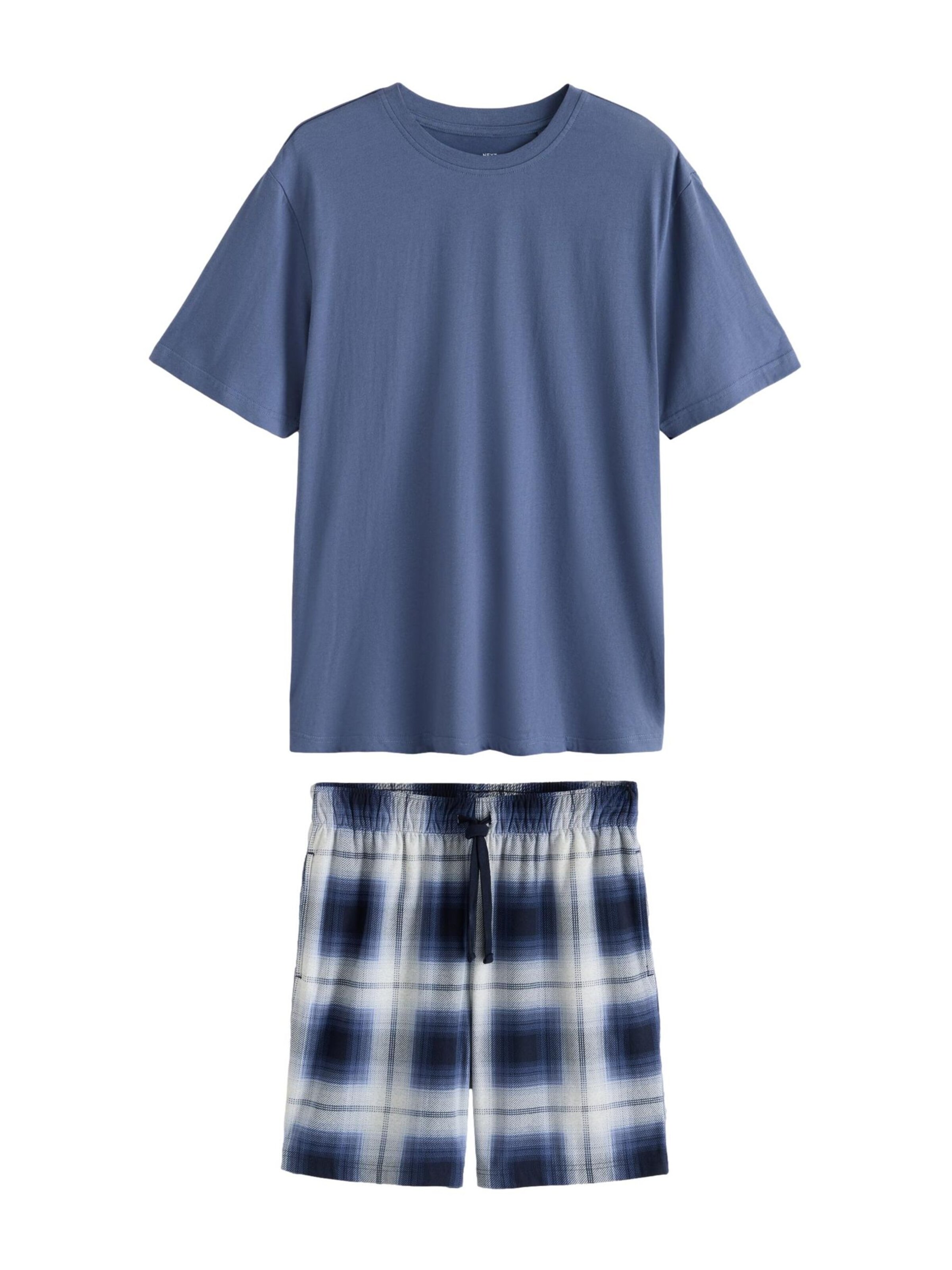 Next - Pijama corto 'Motion Flex' en azul: frente