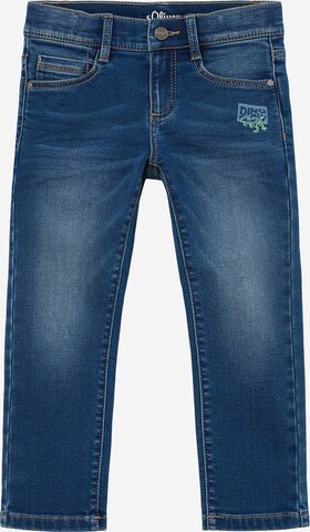 s.Oliver Regular Jeans in Blauw: voorkant