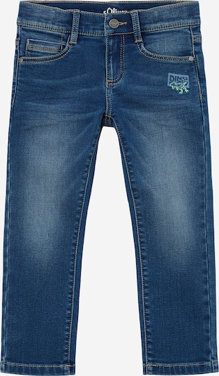 s.Oliver Jeans in dunkelblau / mint / weiß, Produktansicht