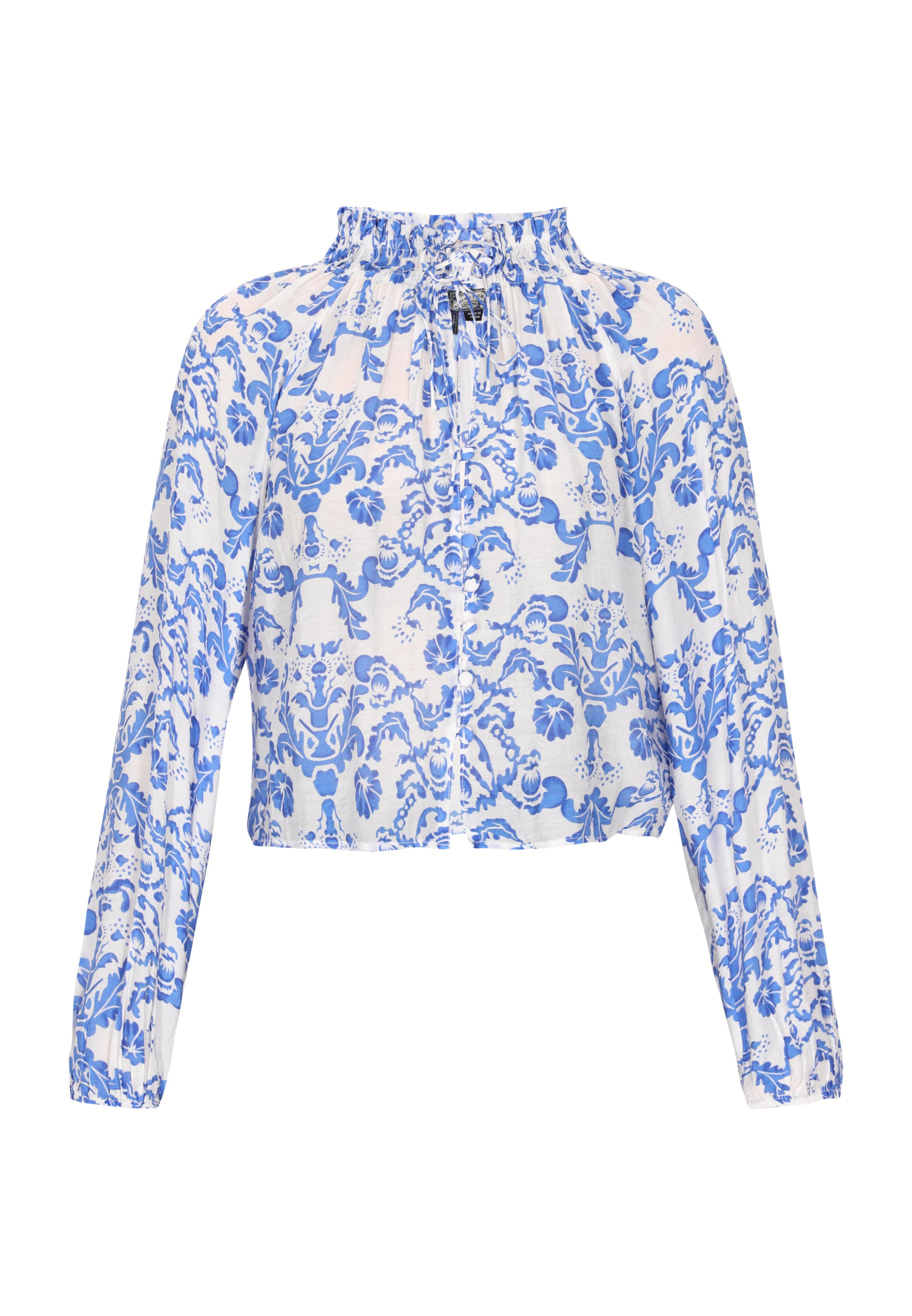 Camicia da donna di DreiMaster Vintage in blu: frontale