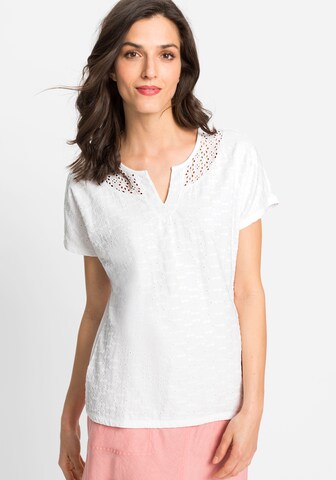 Olsen Shirt 'Collien' in White: front