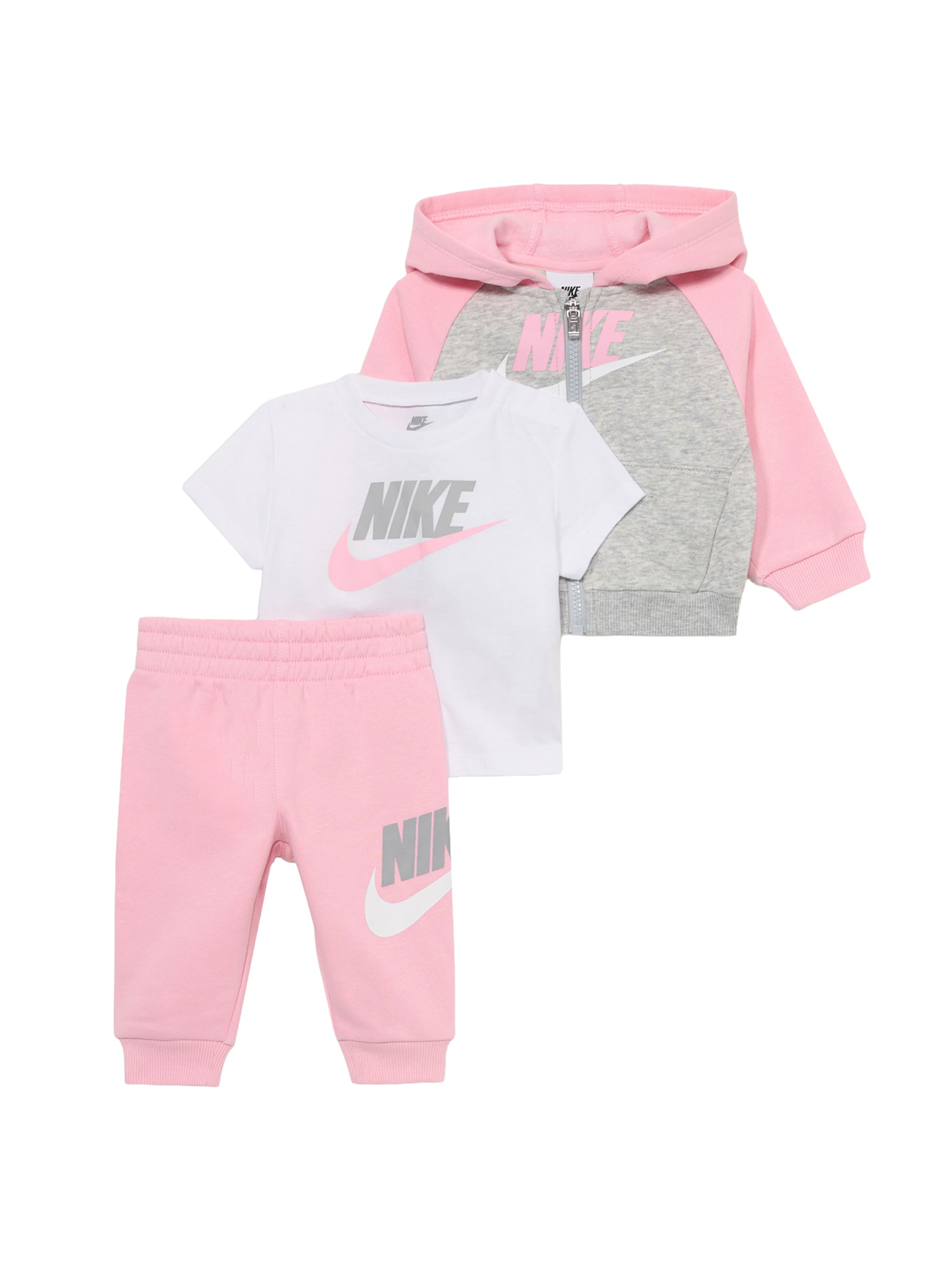 Nike Sportswear Комплект 'HBR' в розово: отпред