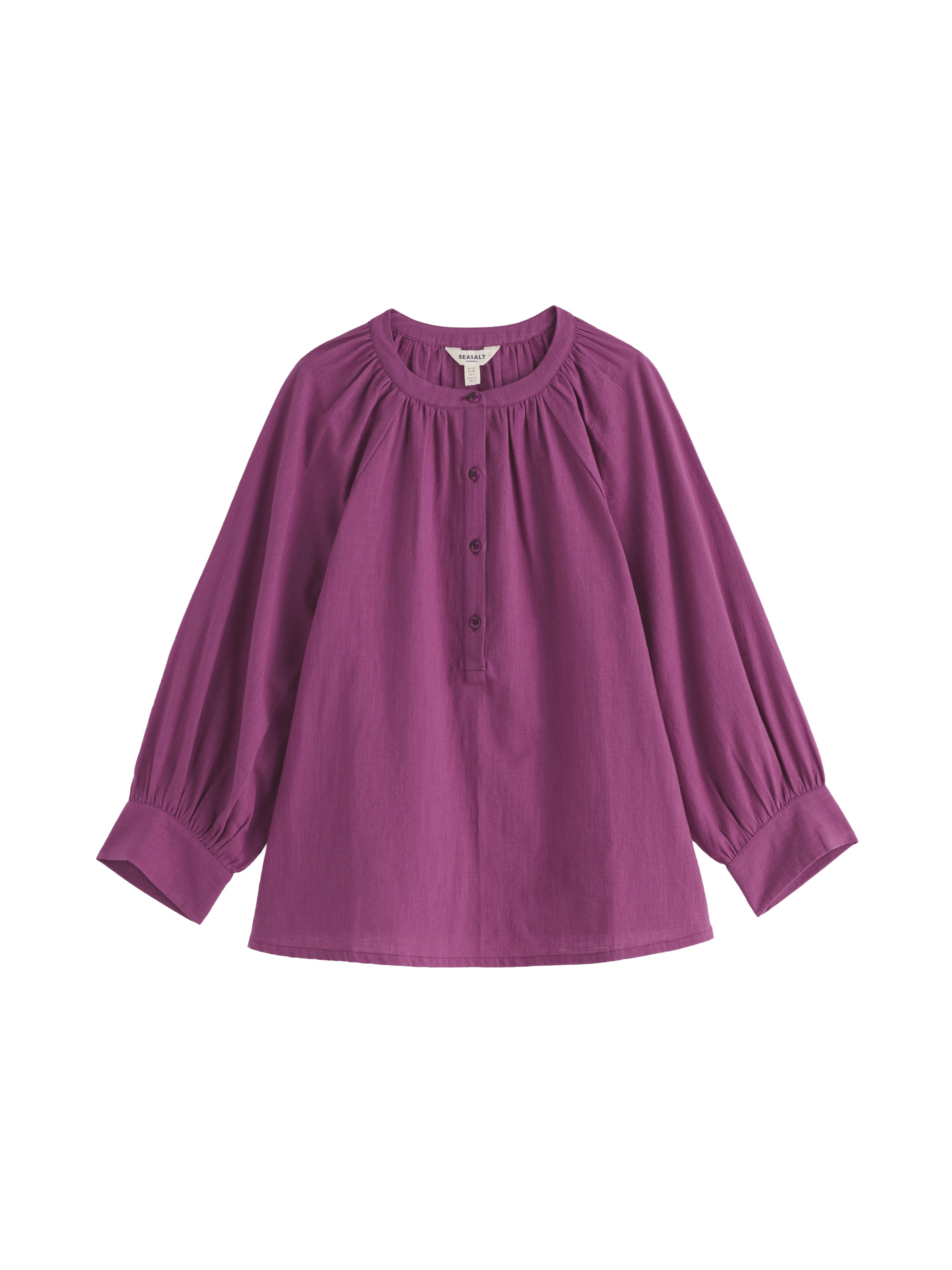 Seasalt Cornwall Bluse 'Moor Grass' in Lila: Vorderseite