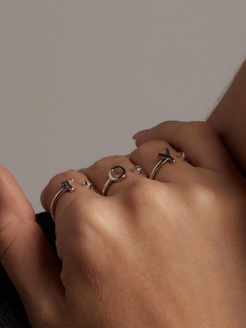 Bague 'Alphabet O' Luxenter en argent