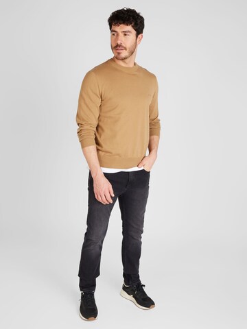 BOSS Sweter 'Pacas-L' w kolorze beżowy