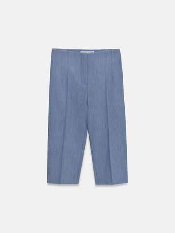 Dilvin Slim fit Pleated Pants 'Shorts' in Blue