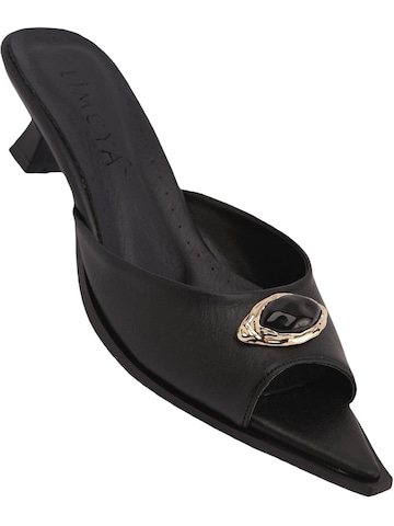 Limoya Mule 'Dania' in Black: front