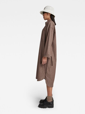 G-Star RAW Shirt dress in Brown