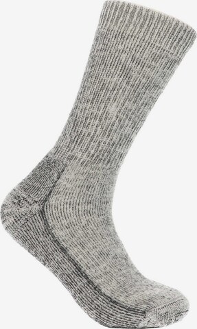 Merino Love Sokken 'The Alpine Sokken' in Grijs: voorkant