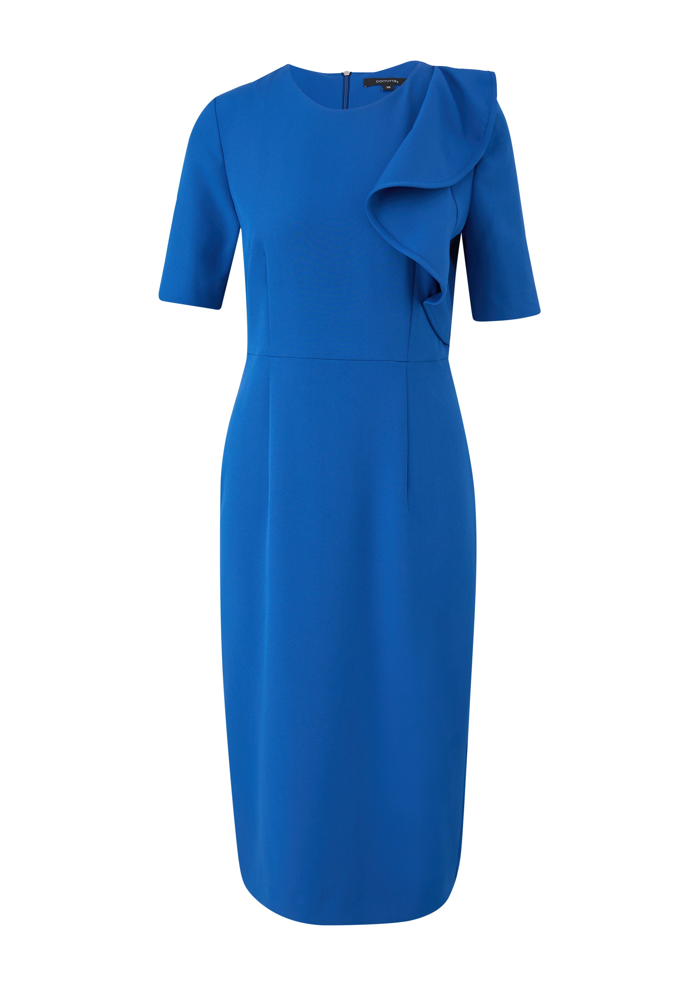 COMMA Kleid in Blau: Vorderseite