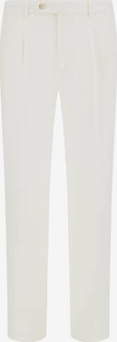Boggi Milano - Calças com pregas em branco: frente