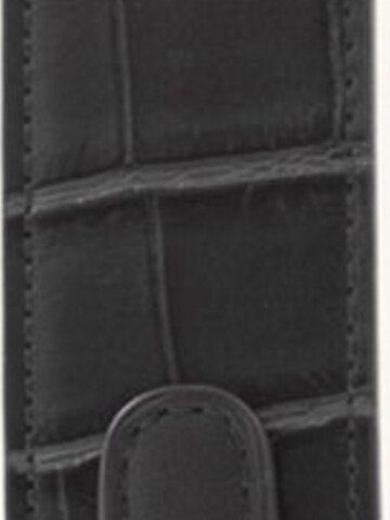 JW PEI Kabelka 'JW PEI Sac Bandoulière Mini Flap Black Croc' – černá