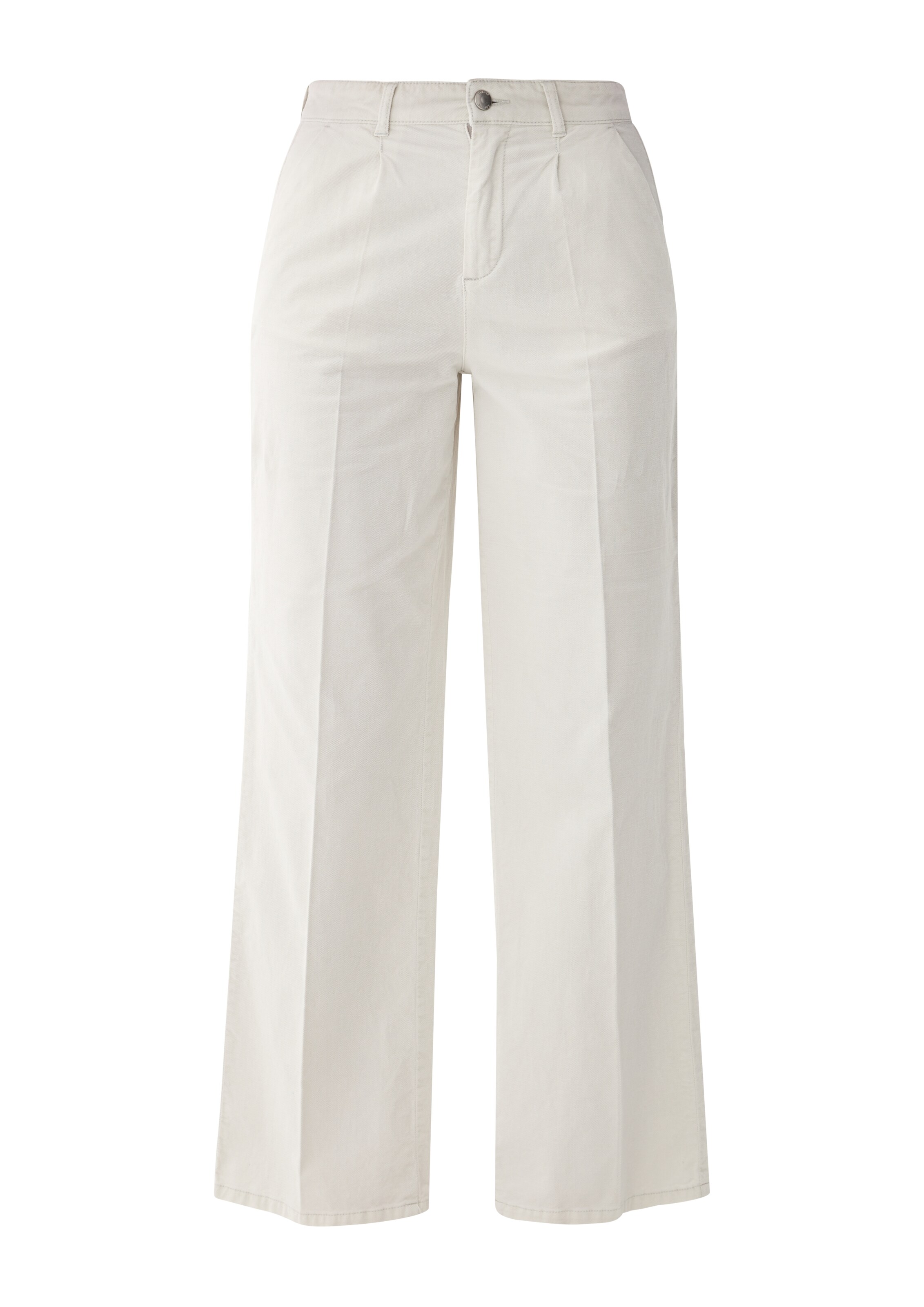 s.Oliver Loose fit Pleated Pants in Grey: front